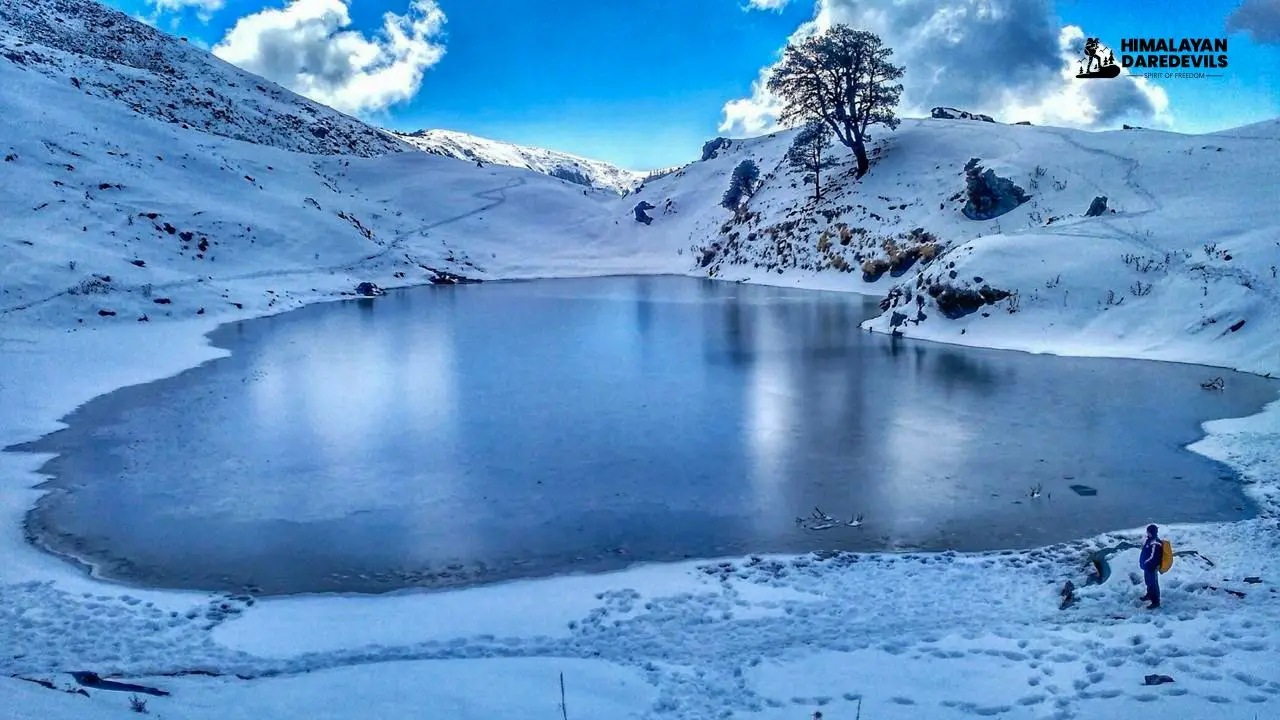 Brahma Tal Snow Trek Mountain Lake