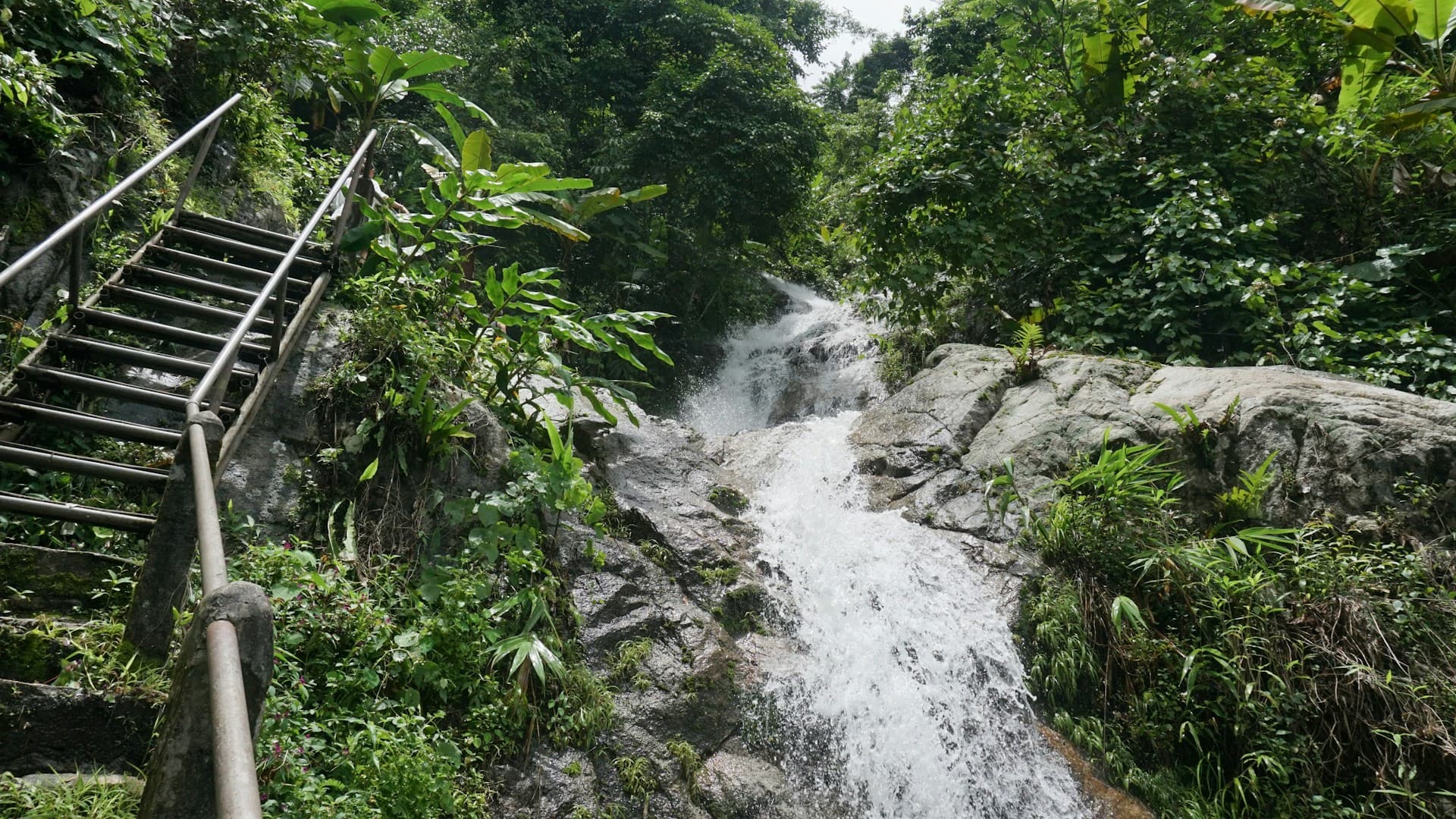 monsoon waterfall adventure