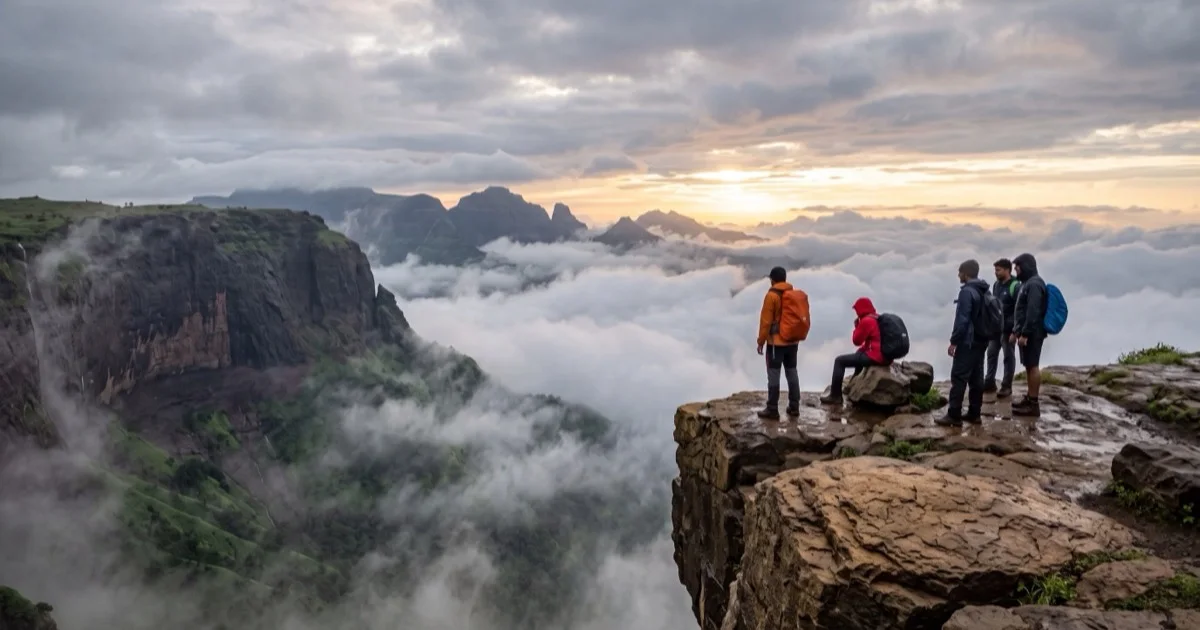 Harishchandragad Trek from Pune (2026): Kokan Kada Routes, Difficulty & Group Departures