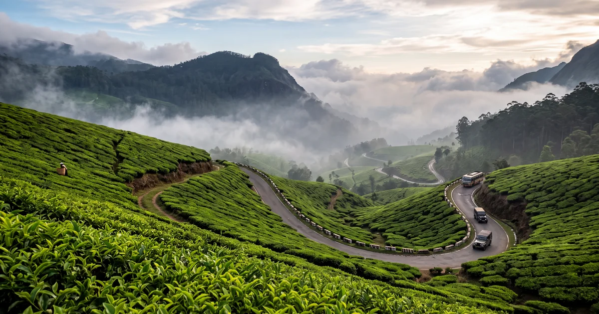 Best Places to Visit in Valparai (2026): Tea Estates, Wildlife and Misty Roads