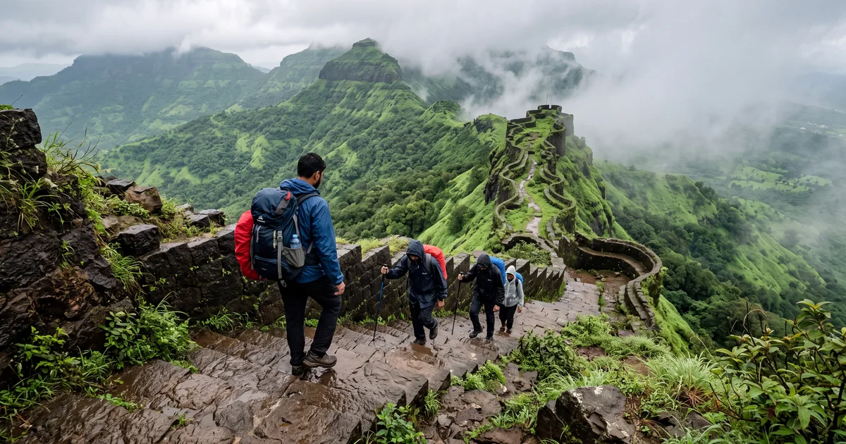Torna Fort Trek (2026): Route from Pune, Difficulty and Monsoon Tips